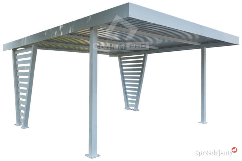 Carport V PREMIUM 48x5m Wypełnienie panelami