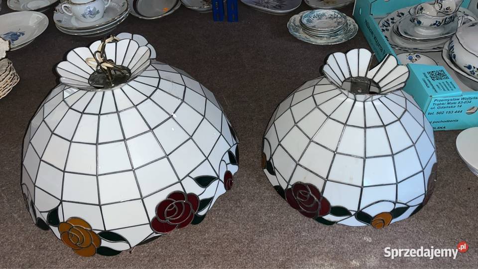 Lampa witrażowa do powieszenia Gdańsk