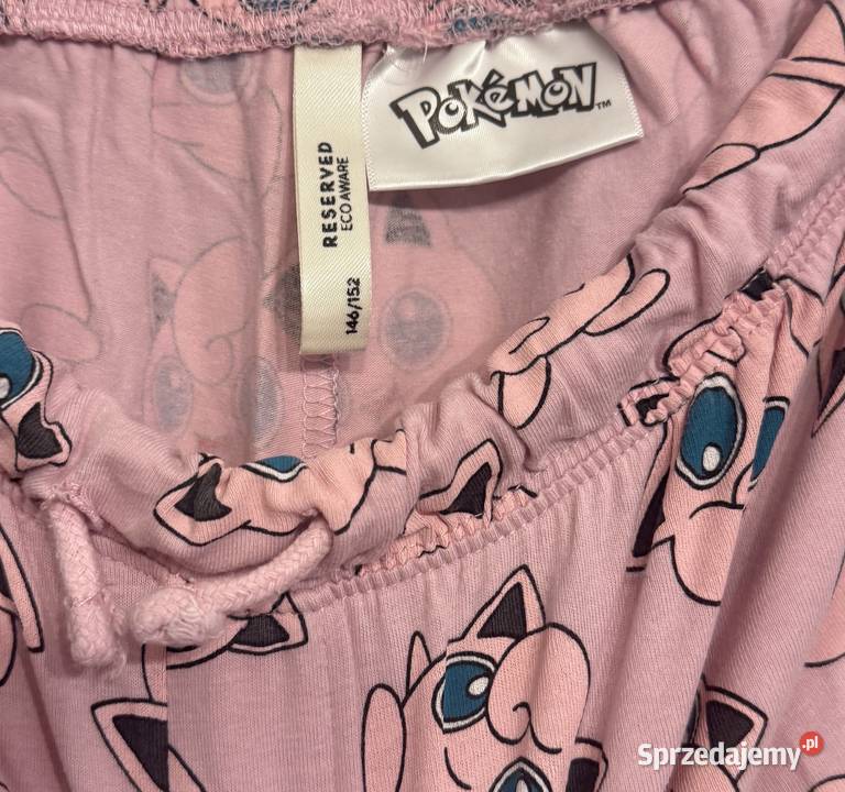 Dziewczęca piżama dwuczęściowa Pokmon Reserved 11 lat+ Żyrardów sprzedam
