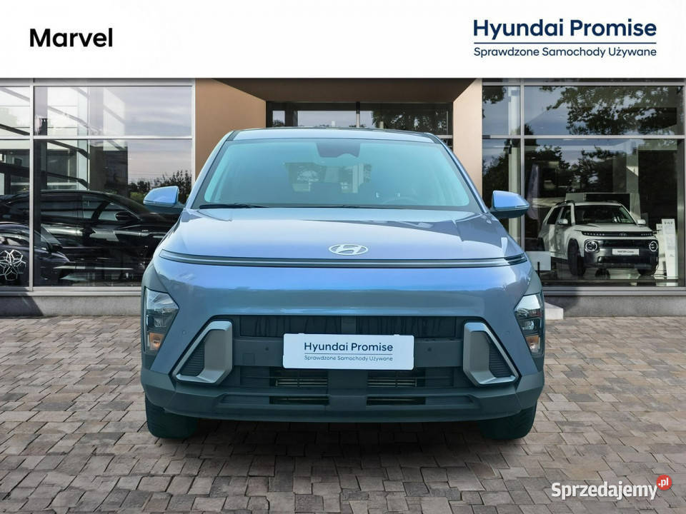 Hyundai Kona 10 TGDI salon wersja Smart II 2023 niebieski Bełchatów