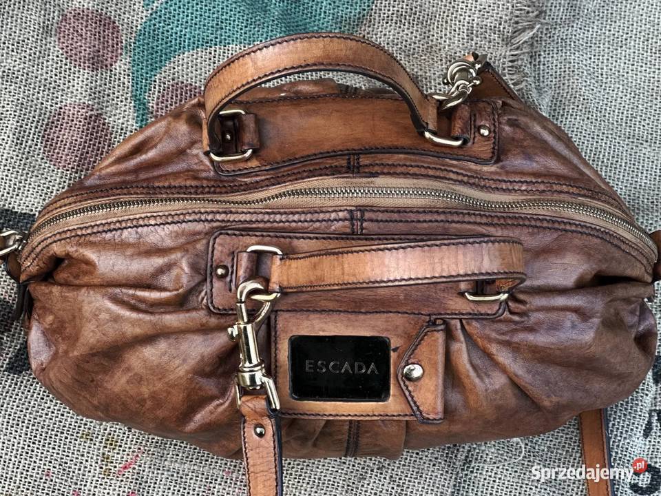 Torebka Escada Vintage Stan Idealny Renowacji Moda i Styl Warszawa