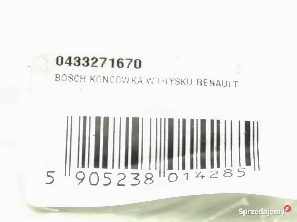 ROZPYLACZ KOŃCÓWKA WTRYSKU RENAULT BOSCH lubelskie