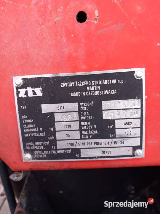 ZETOR 10111 TURBO sprzedam