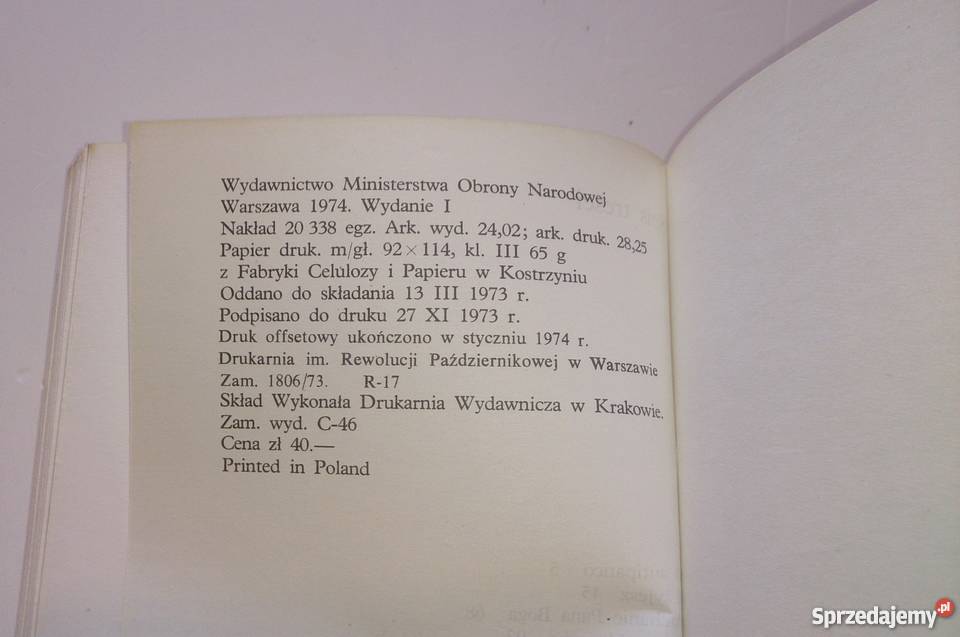 Roman Bratny Zgoda na gniew Książka Rok wydania 1974 Rogoźnik