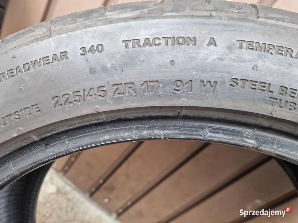 Opony Continental letnie 22545 ZR17 91W Pozostałe mazowieckie Kozienice