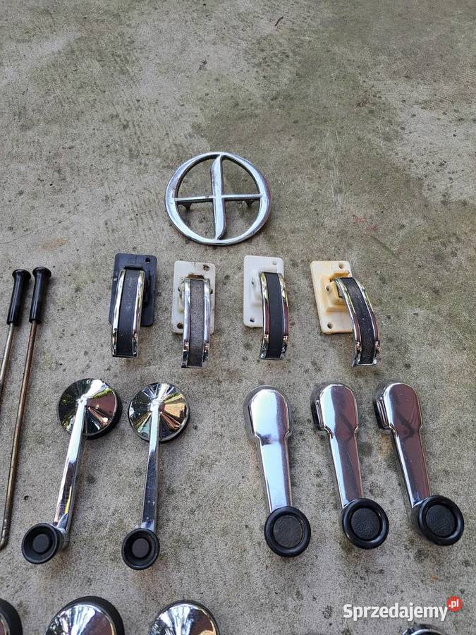 klamki korbki chrom wewnętrzne fiat 125p126p Motoryzacja Leszno