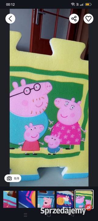 Puzzle piankowe świnka Peppa Kowalec