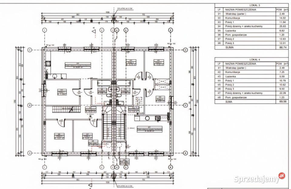 Mieszkanie 2 sypialnie i salon z wyjściem na Prochowice