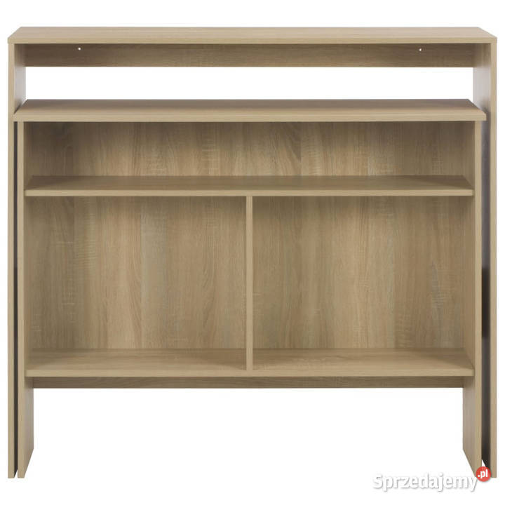 Stół barowy z 2 blatami dąb 130 x 40 x 120 Warszawa