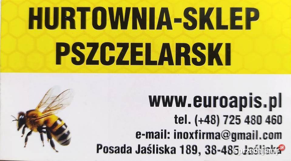 Odstojnik do Miodu 55L ze Stali Nierdzewnej AISI podkarpackie Posada Jaśliska