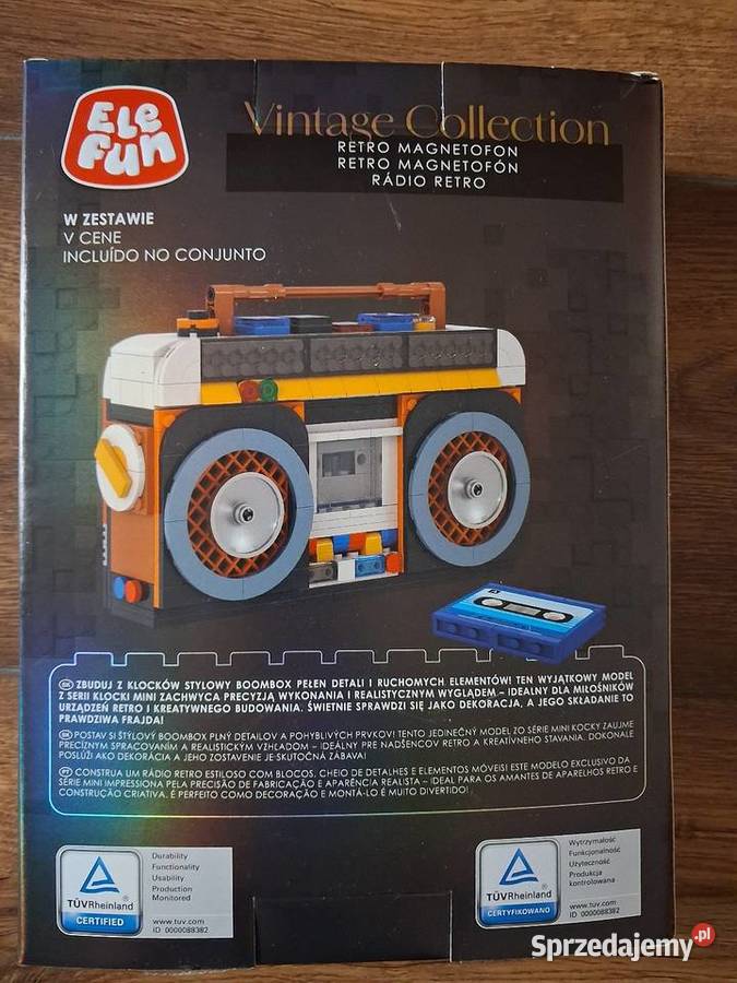 Klocki Magnetofon Retro Żywiec