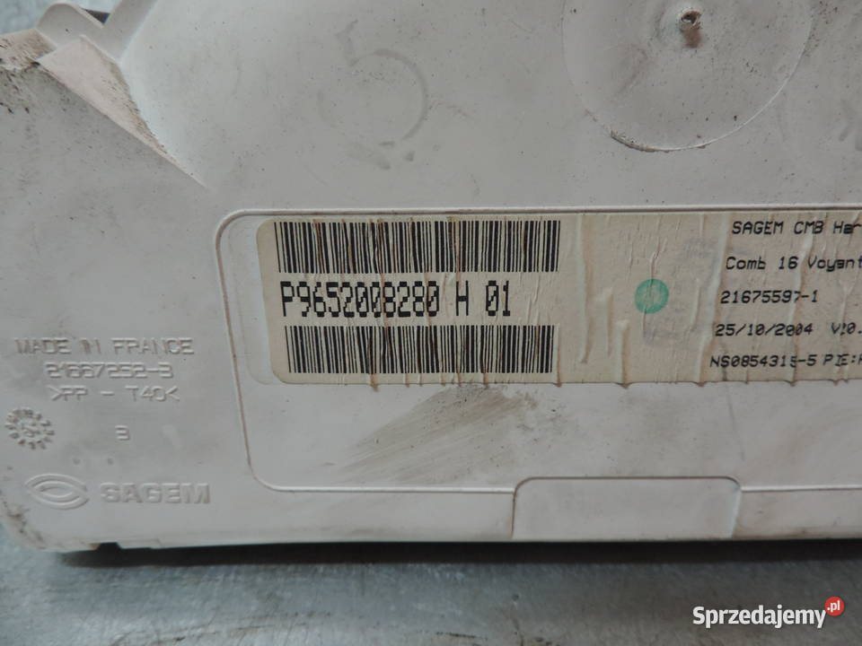 CITROEN C3 16 HDI LICZNIK P9652008280H Części samochodowe małopolskie Nowy Sącz