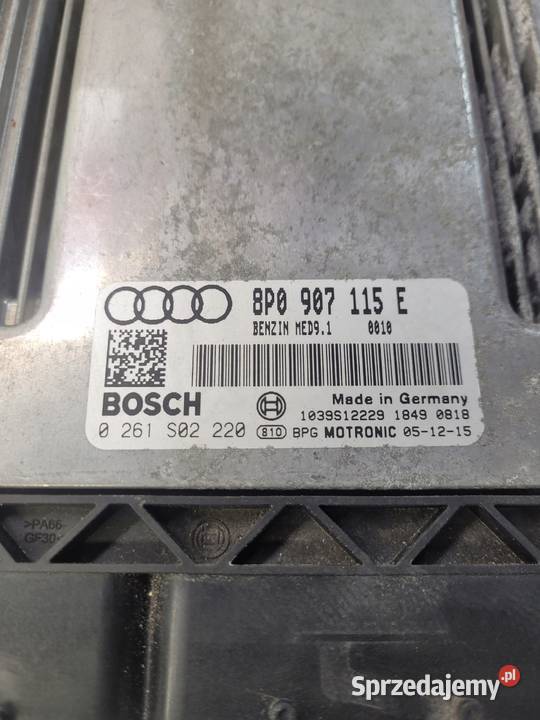 STEROWNIK KOMPUTER AUDI A3 8P 20 TFSI 8P0907115E śląskie Przystajń