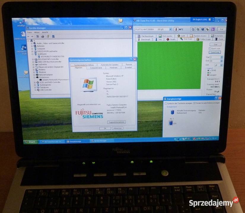 Laptop FUJITSU SIEMENS M1437G PENTIUM M Fujitsu-Siemens