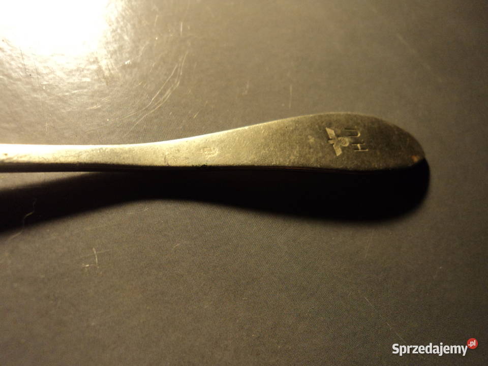 Niemiecka łyżeczka do herbaty ze swastyką HU Nowy Sącz