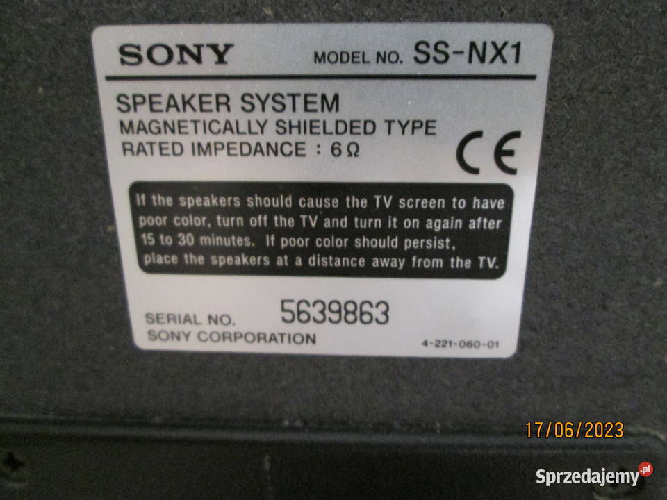 Kolumny SONY SSNX1 dolnośląskie Wrocław