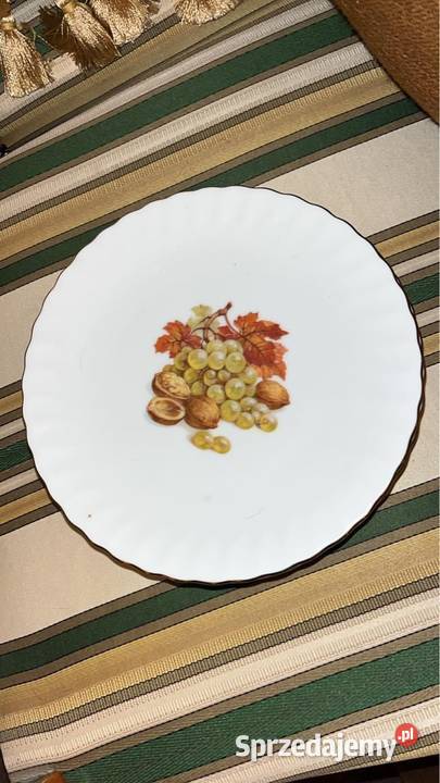 Talerzyk deserowy z owocami Hartporzellan Gdańsk