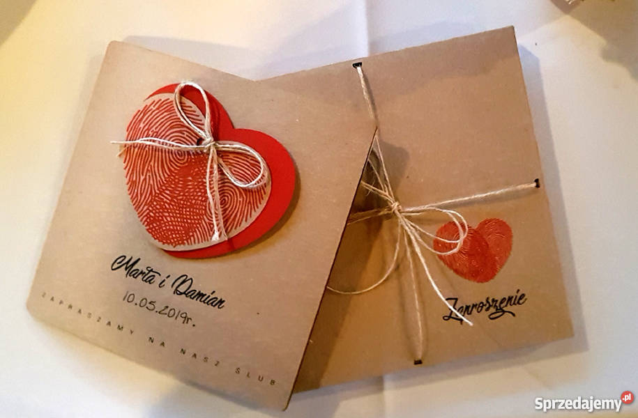 zaproszenia na ślub komunia chrzest małopolskie Bochnia