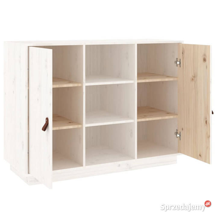 Komoda biała 100x40x75 lite drewno sosnowe Warszawa