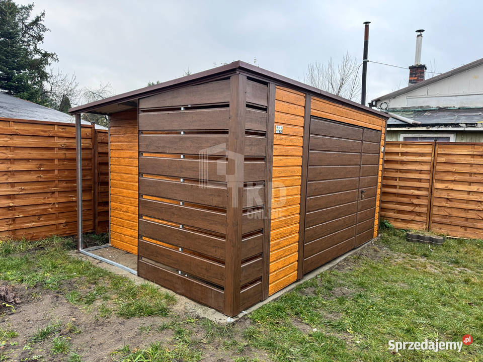 Schowek domek ogrodowy Garaż 4x3m wiata 05m Lubin
