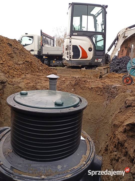 Usługi minikoparką korytowanie wykopy równanie Ostrzeszów