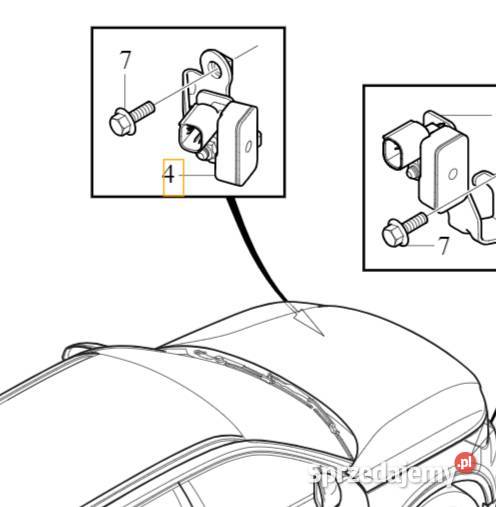 VOLVO C40 XC40 czujnik aktywne zawieszenie lewy sprzedam