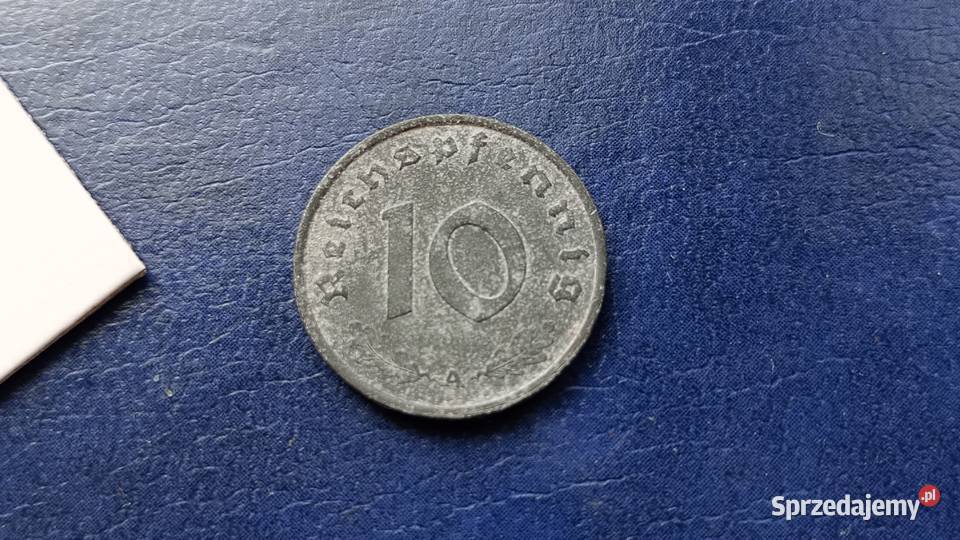 Stare monety 10 fenig 1942 A Niemcy