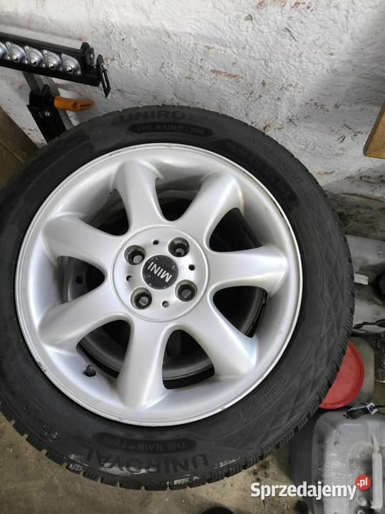 Mini one alufelgi i zimowe opony roczne Szprotawa sprzedam