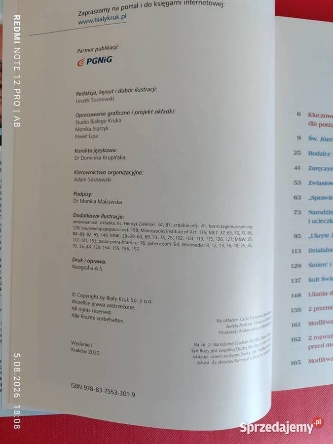 Święta Rodzina W Chrostowski A Bujak album Biały śląskie Katowice