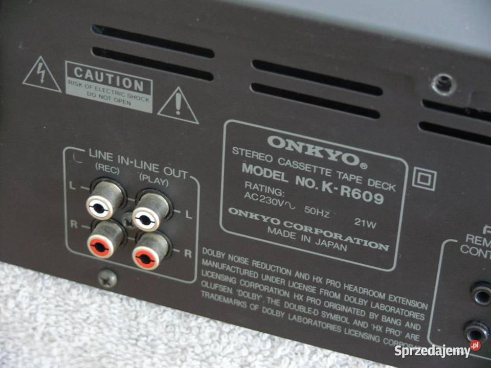 Magnetofon Onkyo KR609 WYSYŁKA Jasło sprzedam