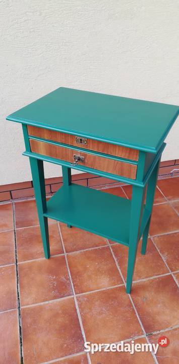 Szafka z szufladami art deco słupek stolik Sulbiny