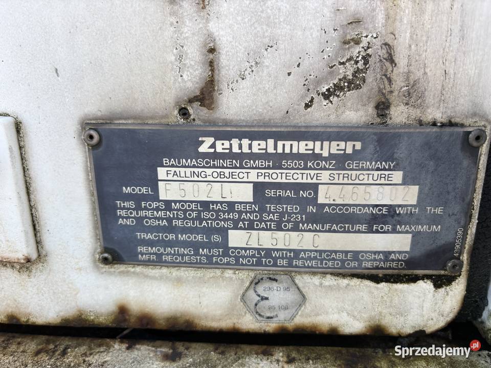 Ładowarka zettelmeyer f 502 l Ropczyce sprzedam