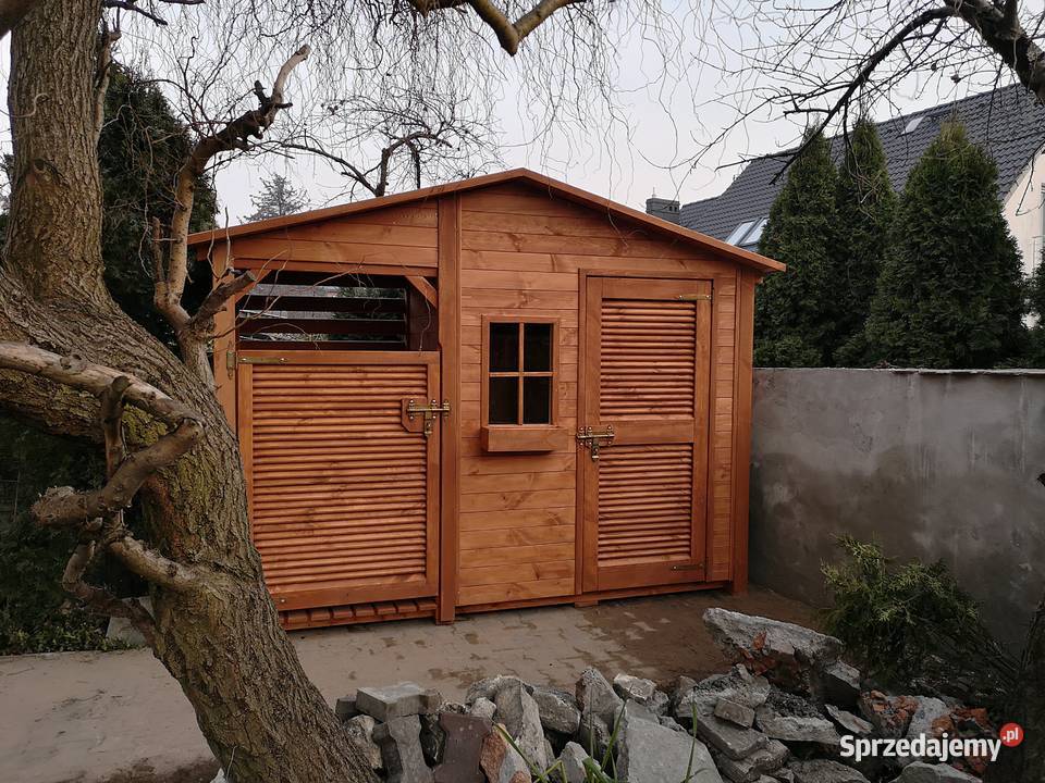 Drewutnia 114 x 11m domek narzędziowy 2 x 11m