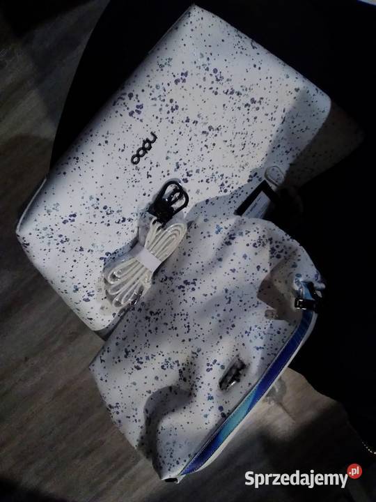 NOBO TOREBKA SHOPPER BIAŁA NIEBIESKA WKŁAD A4 Galanteria i dodatki Słupsk sprzedam