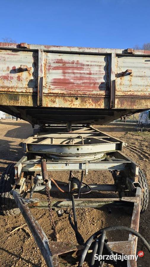 Przyczepa wywrotka d47 stan możliwość transportu Siedlce