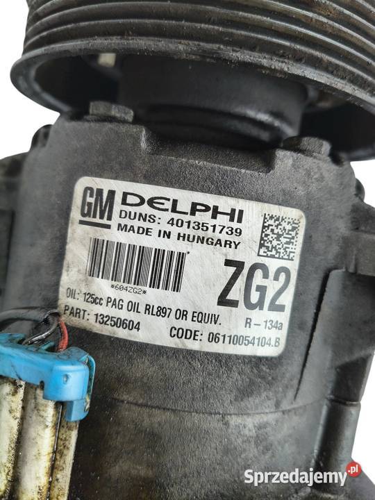 SPRĘŻARKA KLIMATYZACJI Opel Astra J Insignia A Chełm