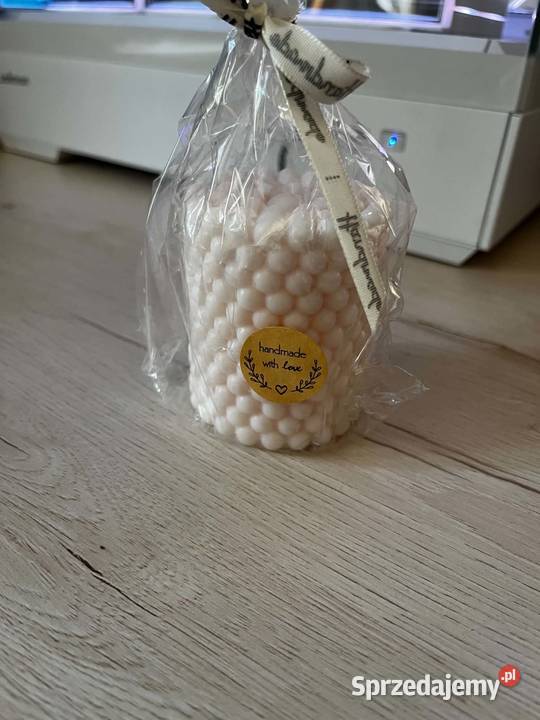 Świeca ozdobna biała Pozostałe Radzyń Podlaski sprzedam