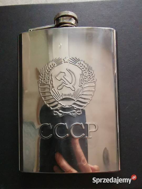 Trzy piersiówki CCCP Wódka żołądkowa gorzka Grudziądz