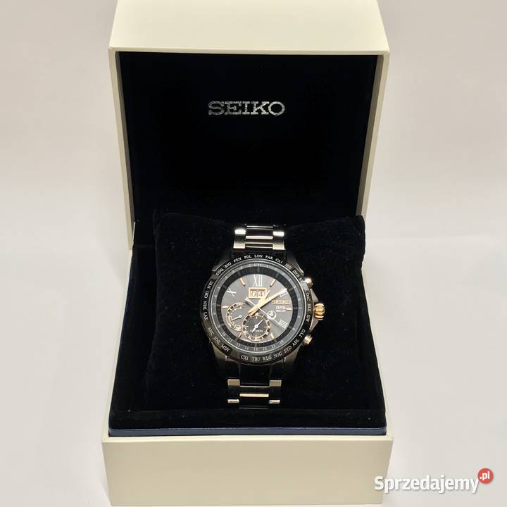 Seiko Astron 8X42 GPS Solar BigDate męski szafir Warszawa
