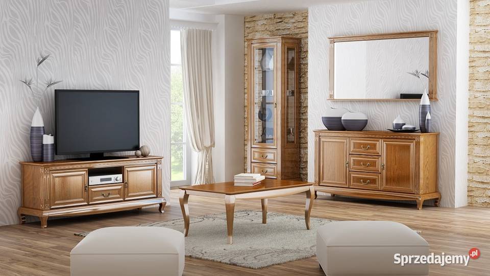Szafka RTV komoda z szufladami klasyczna Kashmir Poznań