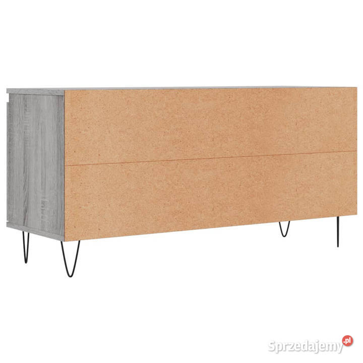 Szafka pod telewizor szary dąb sonoma 104x35x50 RTV Warszawa