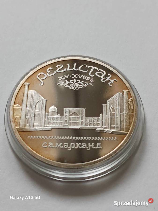 5 Rubli ZSRR Samarkanda 1989 r menniczelustrzane wielkopolskie Konin