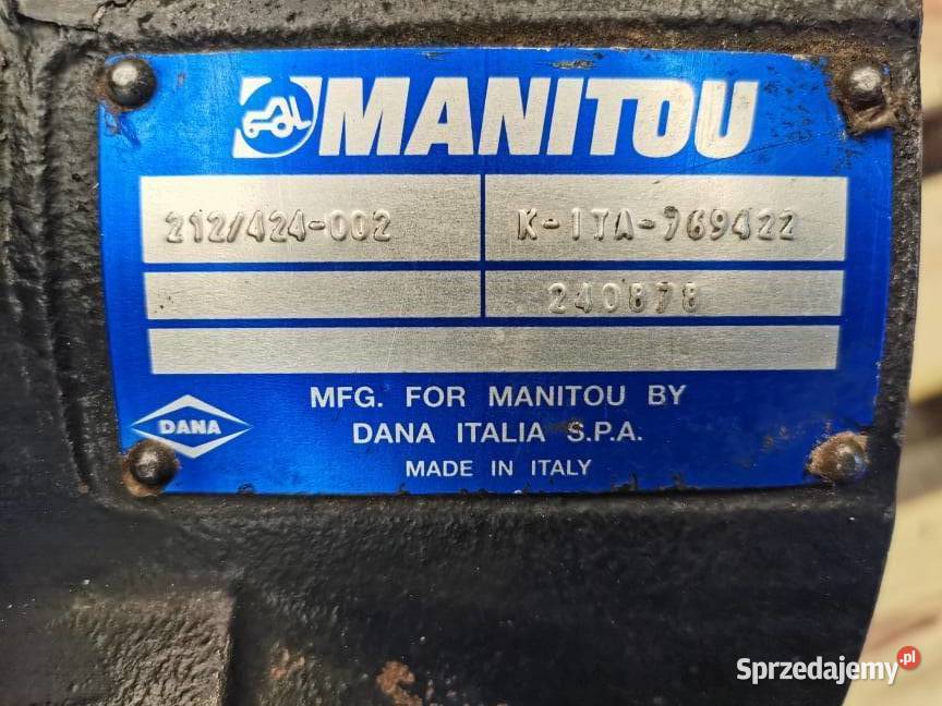 Manitou MLT 845 H Obudowa dyferencjału wielkopolskie Wilkowo