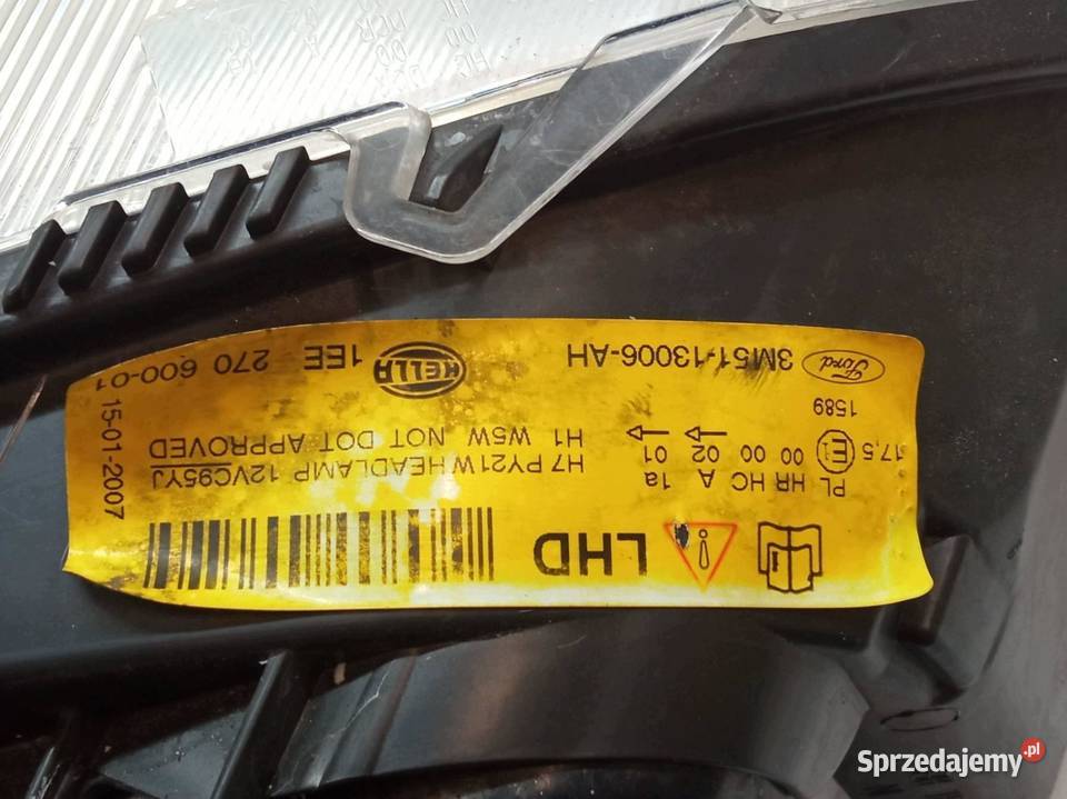 LAMPA PRZÓD LEWA EU 3M5113006AH Ford Focus C I sprzedam