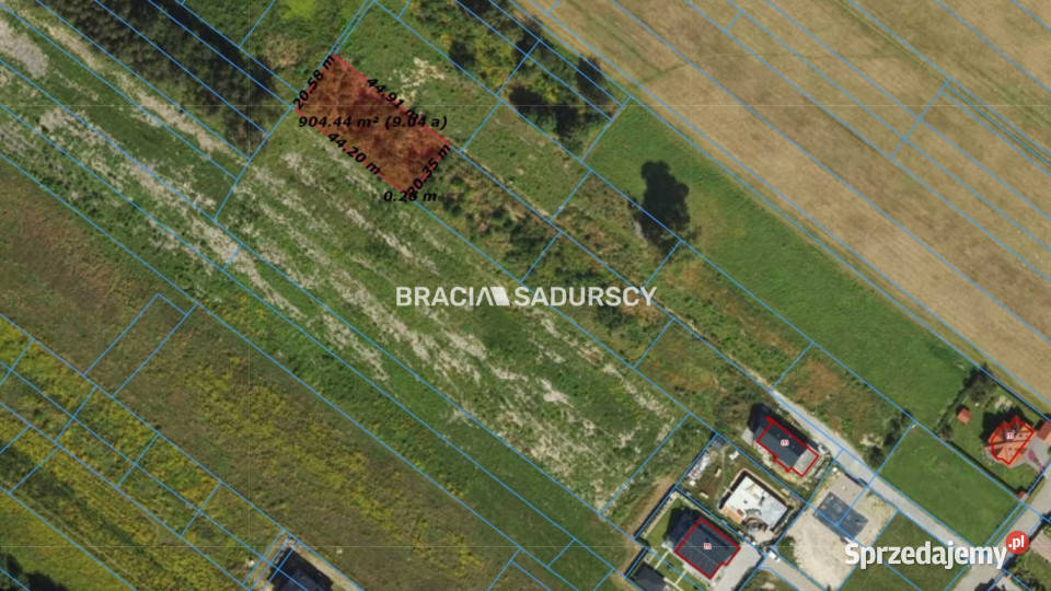 sprzedaży gruntu Kraków Truszkowskiego 888 20m