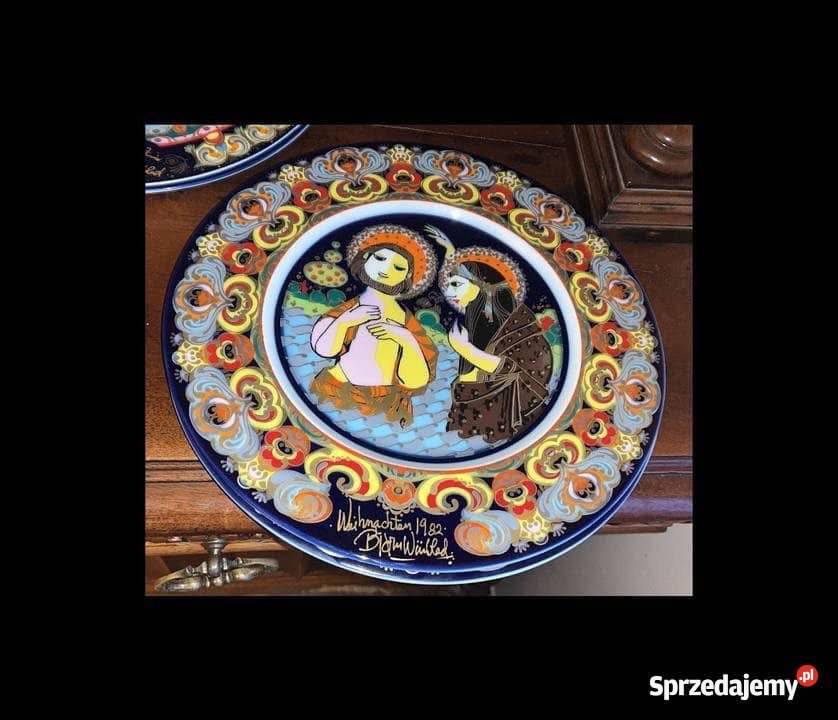 Patera Bjorn Wiinblad Rosenthal Święta Rodzina Gdańsk