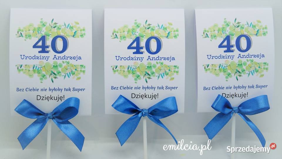Lizaki jako podziękowanie gości z okazji urodzin Pozostałe Zielona Góra sprzedam