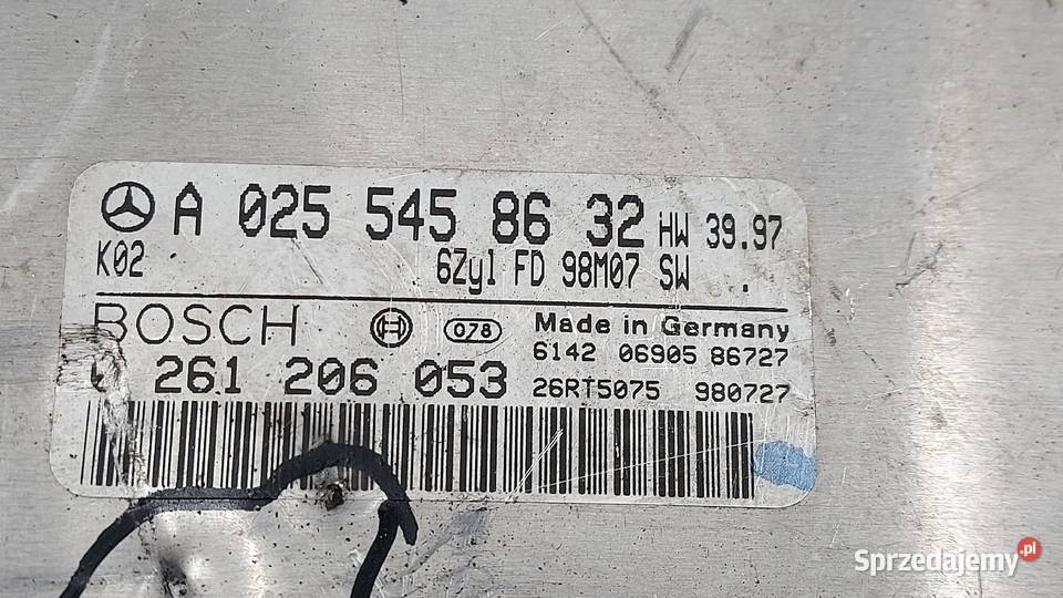 MERCEDES ML W163 32 V6 komputer sterownik osobowe Kielce