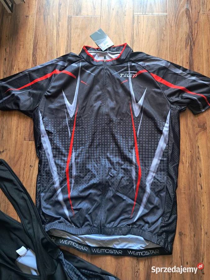 nowy strój na rower rozmiar z metki 2XL ale to Sandomierz sprzedam