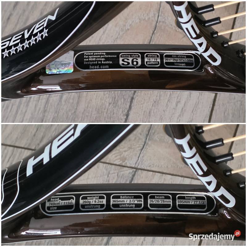 Rakieta tenisowa Head z futerałem Stan idealny Tenis ziemny łódzkie Piotrków Trybunalski